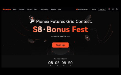 Pionex future grid bonus s8