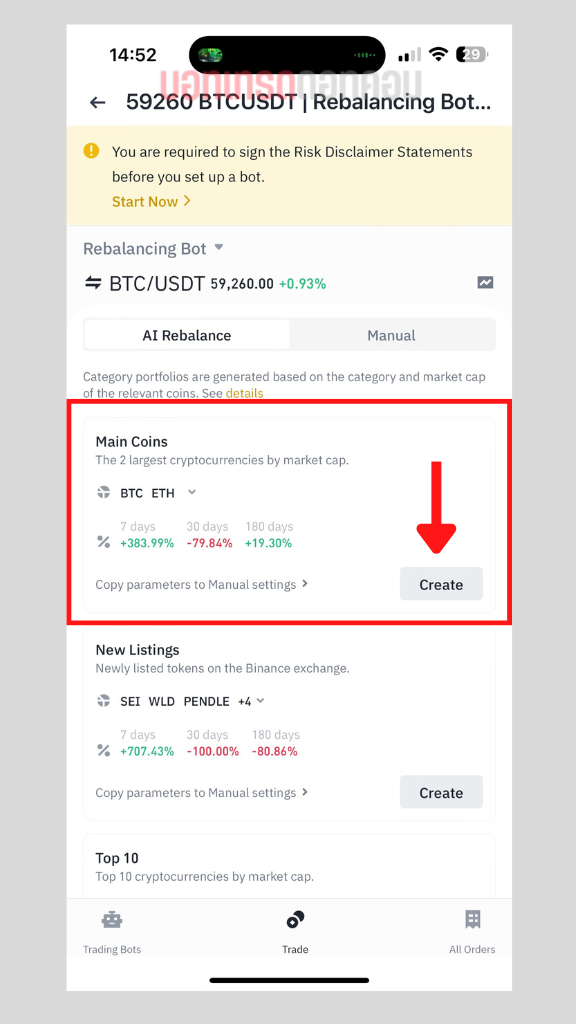 Rebalancing bot binance 3