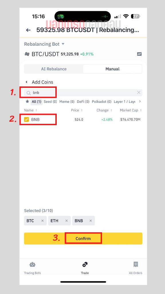 Rebalancing bot binance 6