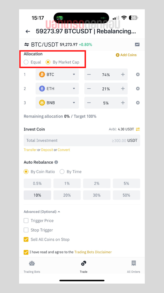 Rebalancing bot binance 7