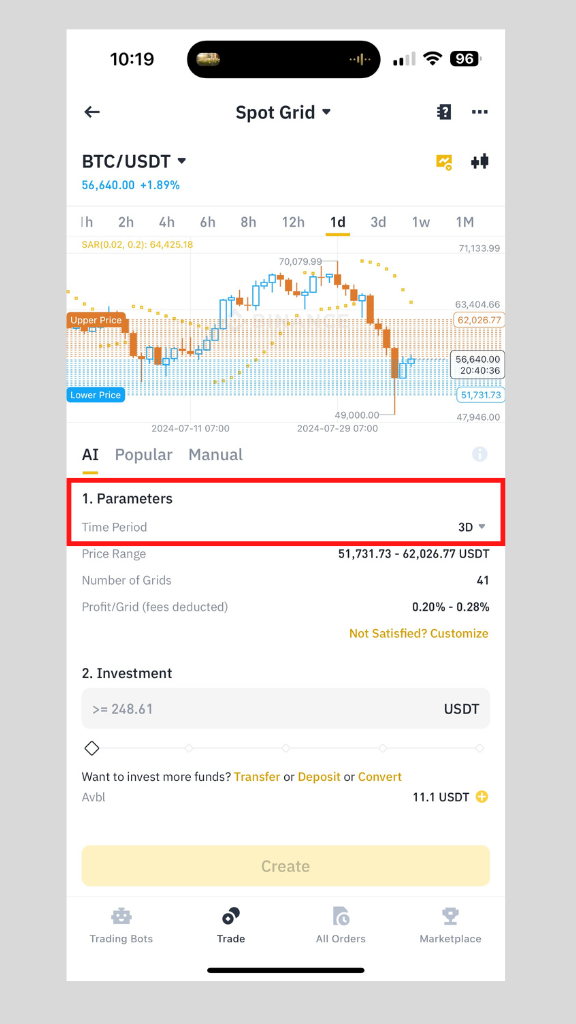 วิธีใช้ grid trading bot binance 6